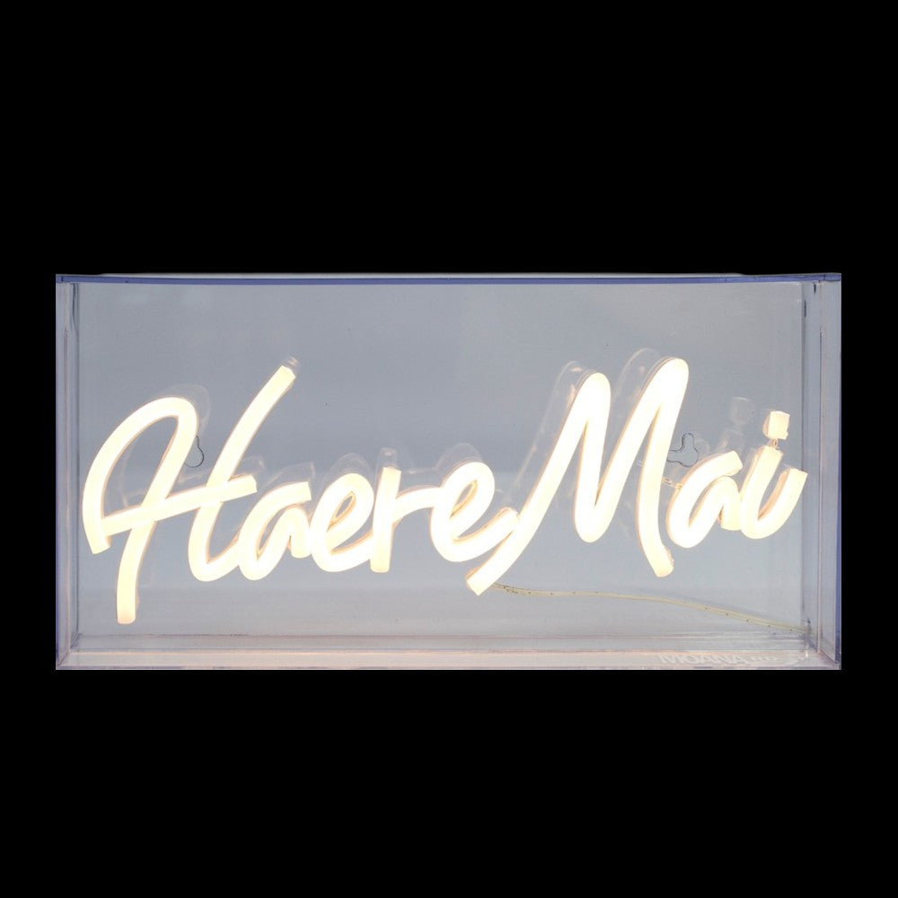 Haere Mai Neon Light