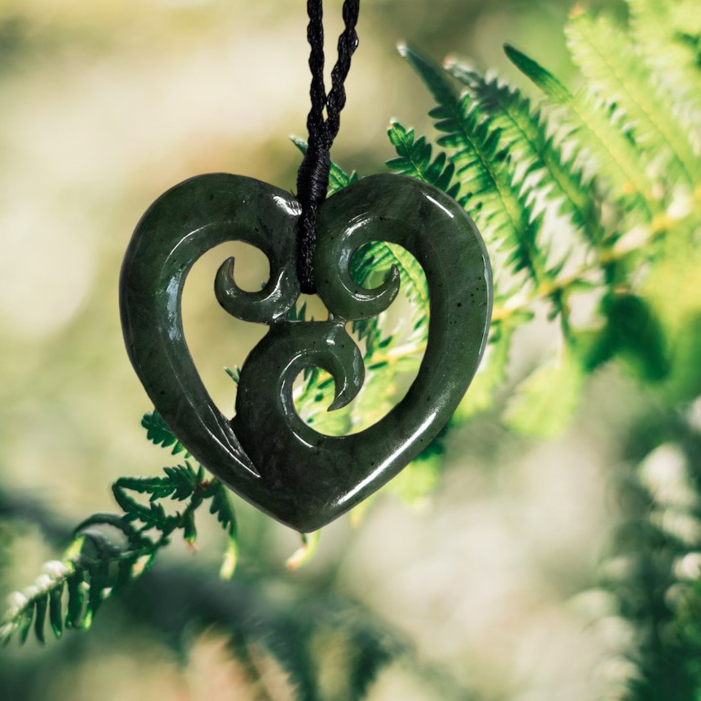 Triple Koru Manawa Pendant - 70mm