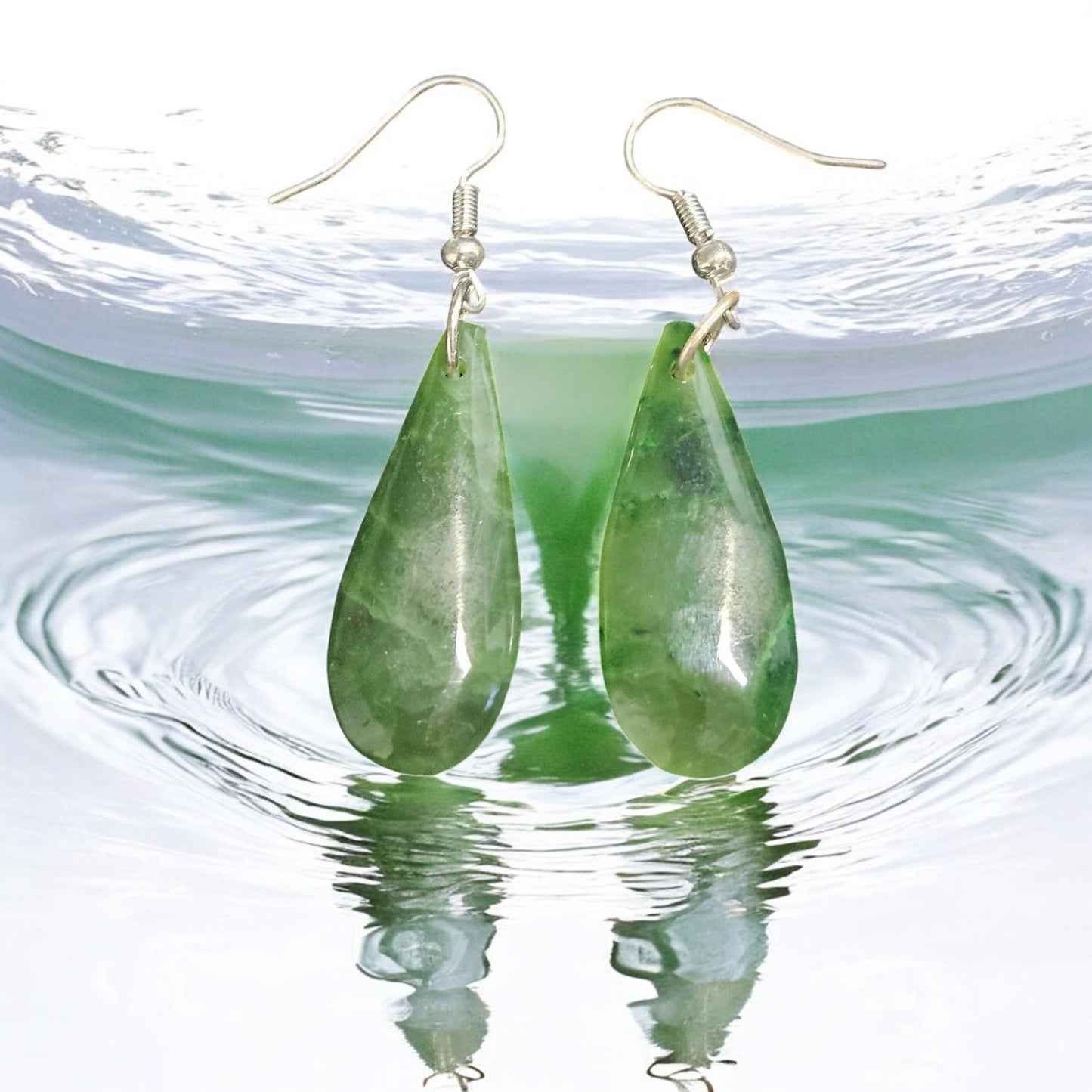 Pounamu Roimata/Teardrop Earrings
