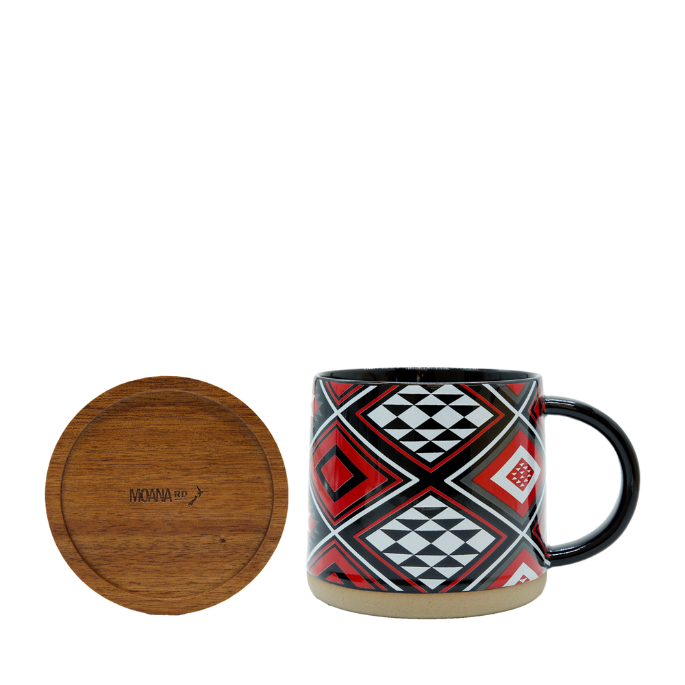 Moana Road Glazed Ceramic Mug by River Jordan - Kotuitui