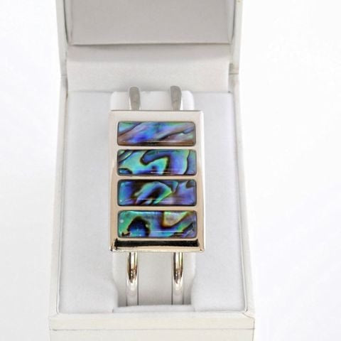 Boxed Paua Rectangle Cuff