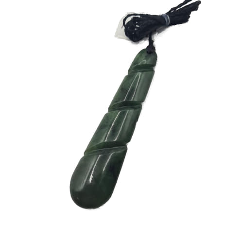 Pounamu Poutama Pendant - 82mm