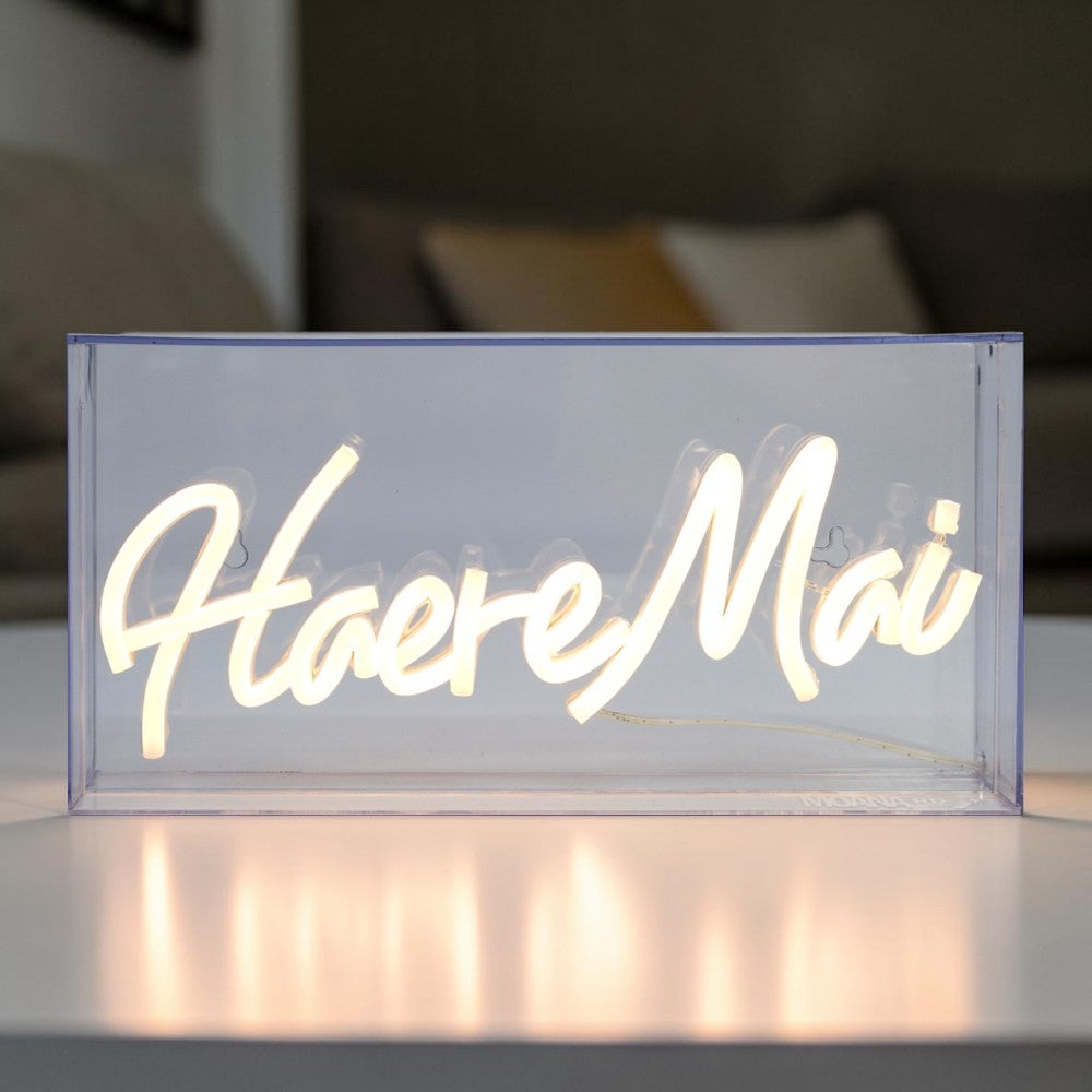 Haere Mai Neon Light