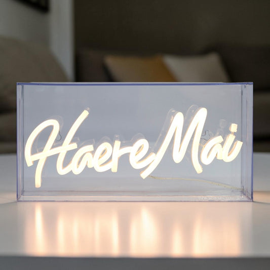 Haere Mai Neon Light