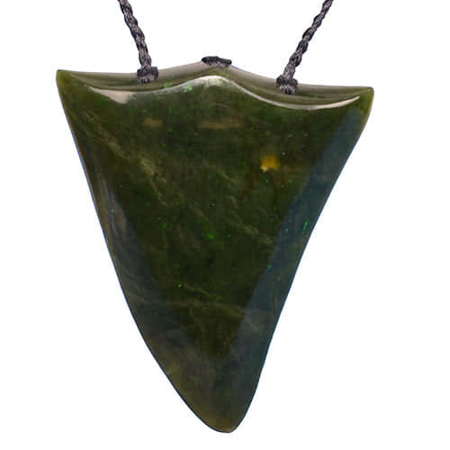 Large Pounamu Niho Pendant