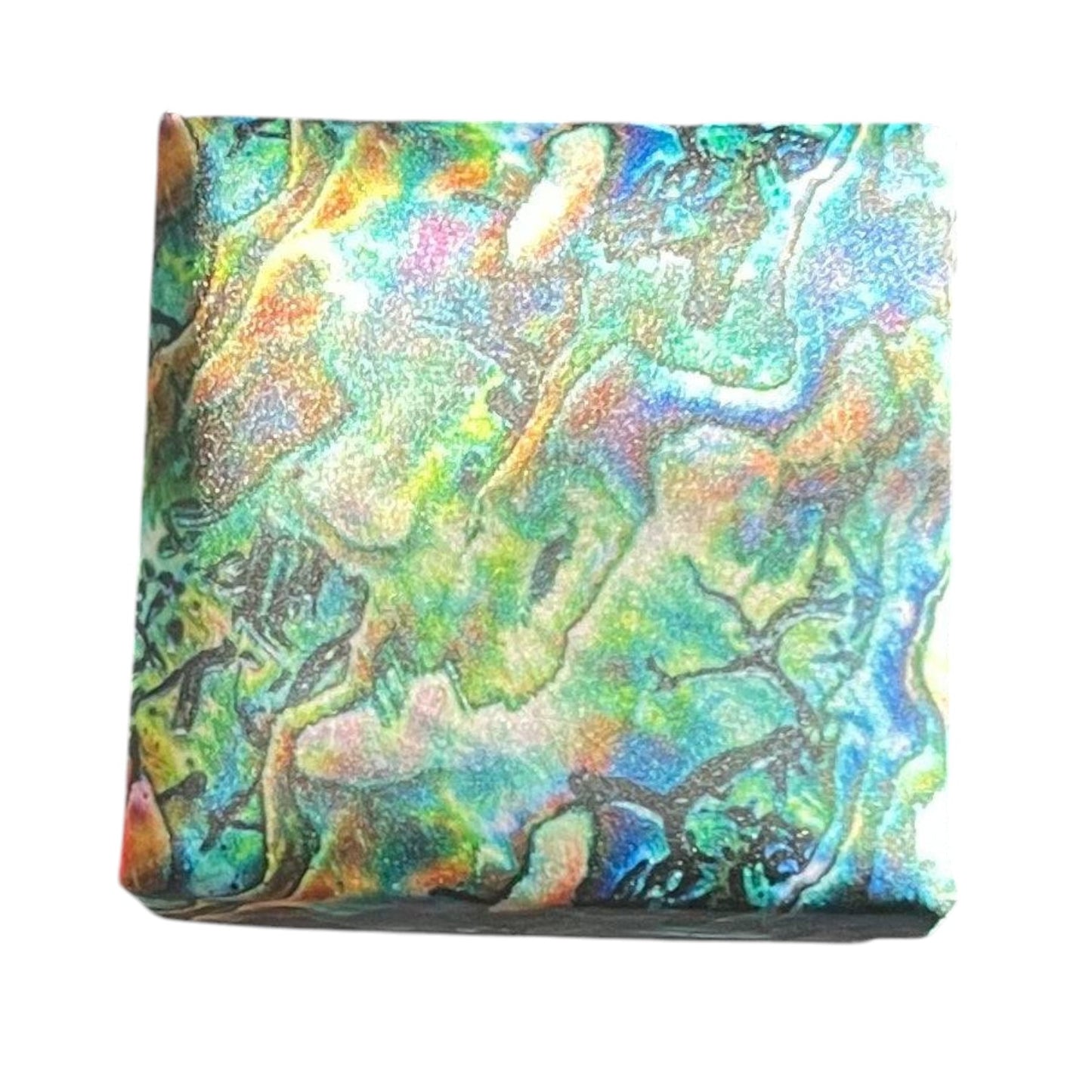 Gift Boxed Maori Pattern Tie, Cufflinks & Pocket Hankerchief - Paua