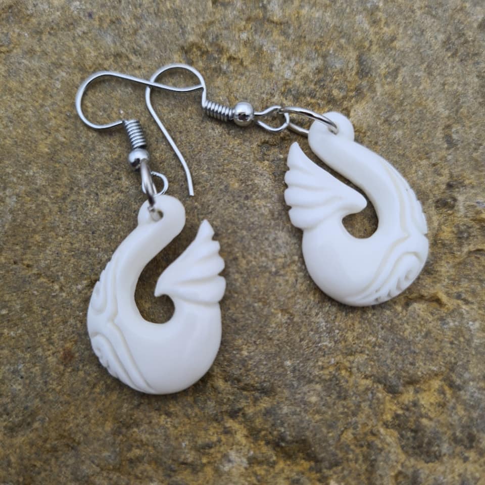 Bone Hook Earrings