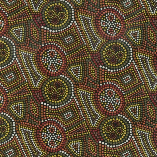 Australiana Fabric - Birrong (Multi)  - 100cm x 112cm