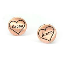 Rose Gold Aroha Studs