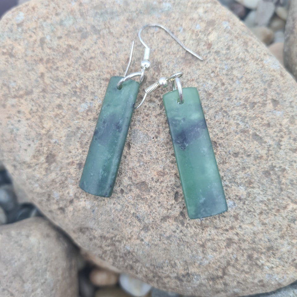 Cute Pounamu Drop Earrings - 30mm