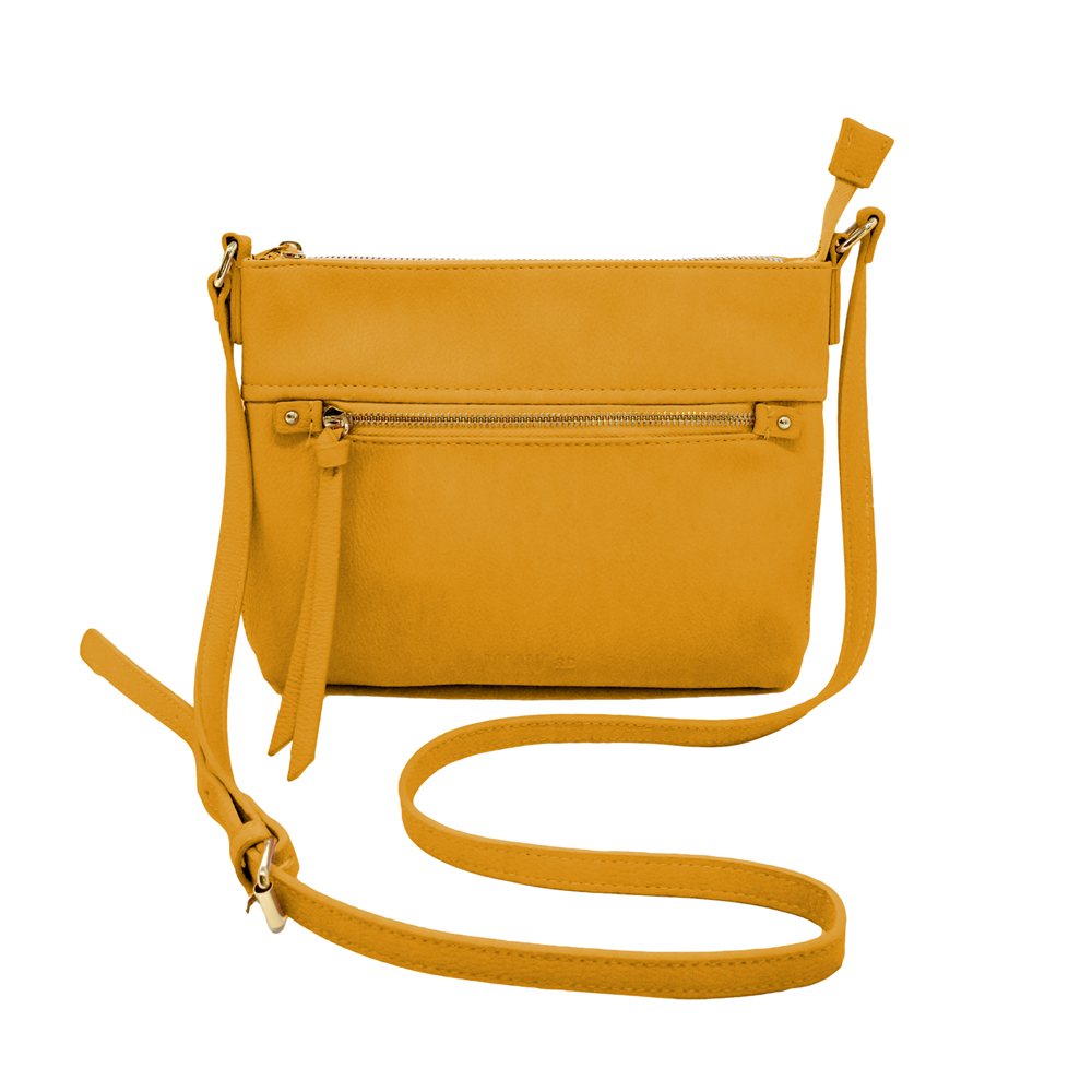 The Thorndon Crossbody Bag - Mustard - Moana Road