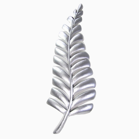 Metal Fern Wall Art - Silver